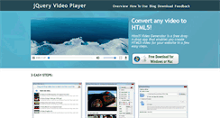 Desktop Screenshot of jqueryvideo-player.com