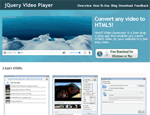 Tablet Screenshot of jqueryvideo-player.com